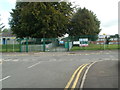 Entrance to High Cross Primary School, Newport