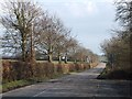 The road to Rackenford from Five Crossway