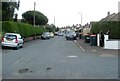 High Cross Drive viewed from the NW end, Newport 