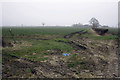 Junction of footpaths near Oldfield Farm