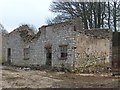 Ruined limestone house in Priestcliffe