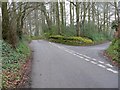 Junction leading to A485