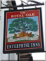 Sign at "The Royal Oak" PH