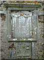 NG0483 : Memorial plaque in mausoleum, St Clement's, Rodel by Rob Farrow