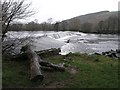 W5771 : Weir on the Lee by Hywel Williams