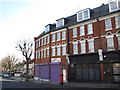 Shops and flats in Burnley Road, NW10