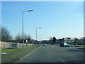 A40 at Tatling End village sign