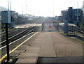 Railway lines SE of Port Talbot station