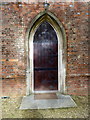 SU2103 : Door, The Church of St John the Baptist, Burley by Maigheach-gheal