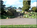 Steps up to Belle Vue Park bowling greens, Newport