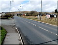 Turn left here for Garn Lakes and the steam railway, Garn-yr-erw