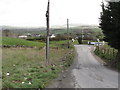 The descent north-eastwards from Ballyholland