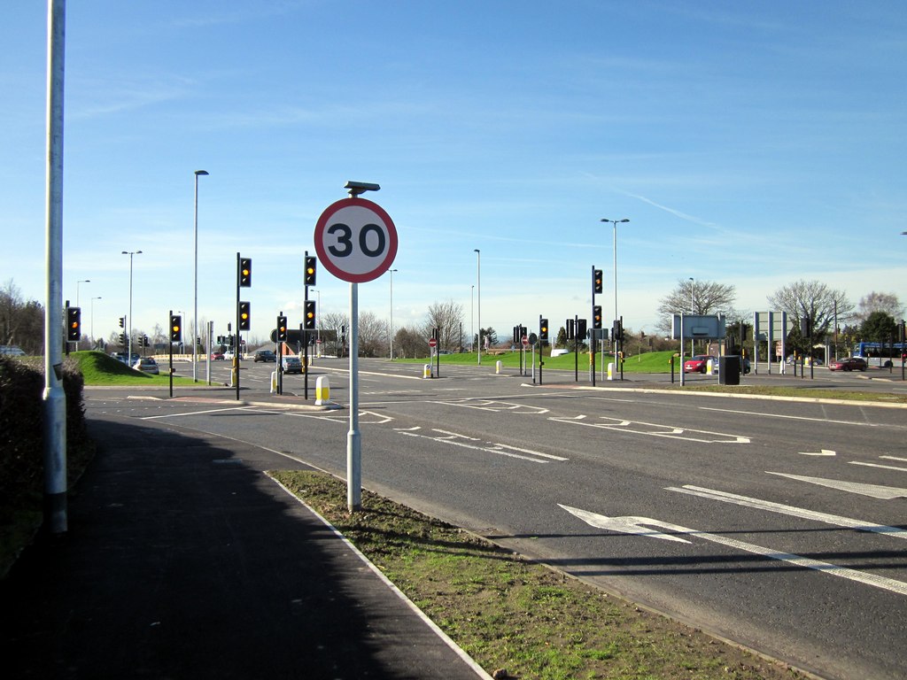 'Hamburger' Roundabout, Chester © Jeff Buck :: Geograph Britain and Ireland