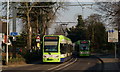 Trams in Addiscombe Road, Croydon