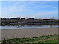 Looking across the Dee towards the Borders Industrial Park