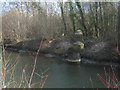 Tank traps by the canal