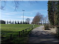 Entrance to Playing Fields - Weetwood Lane