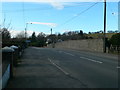 The A494 Mold to Ruthin road at Cadole