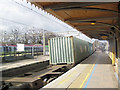 A Freight Train passes through Berkhamsted Station