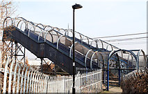 TQ2181 : Footbridge Over The Railway by Martin Addison
