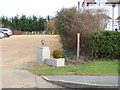 Footpath leaves the road