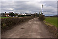 The track to Old Hall Farm