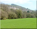 Cwmfelinfach houses viewed from Nine Mile Point Welfare Grounds