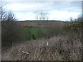 View to Old Oswestry hillfort from the outskirts of Oswestry town