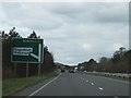 Advance sign on A30 for turning onto minor road