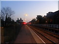 Saxmundham Railway Station in Autumnal Gloom