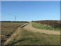 Jubilee Trail, with track leading to Muddox Barrow Farm