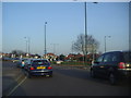 Roundabout at the end of Blackfen Road