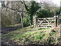 Gate And Footpath Sign