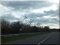 A30 passing Cooksland, east of Bodmin with lay-by