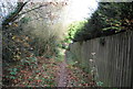 Bridleway past Bewbush