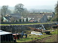 Farm and village scene, Chelmorton