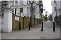 TQ2480 : Holland Walk at its junction with Holland Park Avenue by Roger Templeman