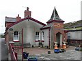 Railway station detail, Fivemiletown