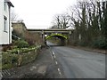 Road goes under East Coast main line railway