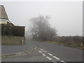 Early morning mist at the junction of Prospect Lane and Stansted Crescent (i)