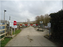 TQ4305 : Level crossing at Southease railway station by Stacey Harris