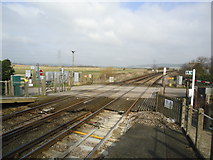 TQ4305 : Level crossing, Southease railway station by Stacey Harris