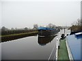 SE6318 : Barges passing on the Aire and Calder Navigation by Christine Johnstone