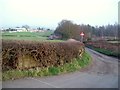 Bridleway and Road Junction at Marsh Lane