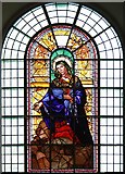 TQ3579 : St Mary with All Saints, Rotherhithe - Stained glass window by John Salmon