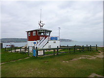 SZ0478 : Peveril Point, lookout station by Mike Faherty