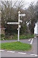 Odcombe : Ham Hill Road Signpost