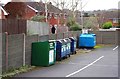 SO8690 : Recycling point, High Street, Swindon, Staffs by P L Chadwick