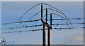 J4371 : Power lines near Comber by Albert Bridge