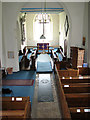 TM3761 : St Mary's church in Benhall - view east from the gallery by Evelyn Simak